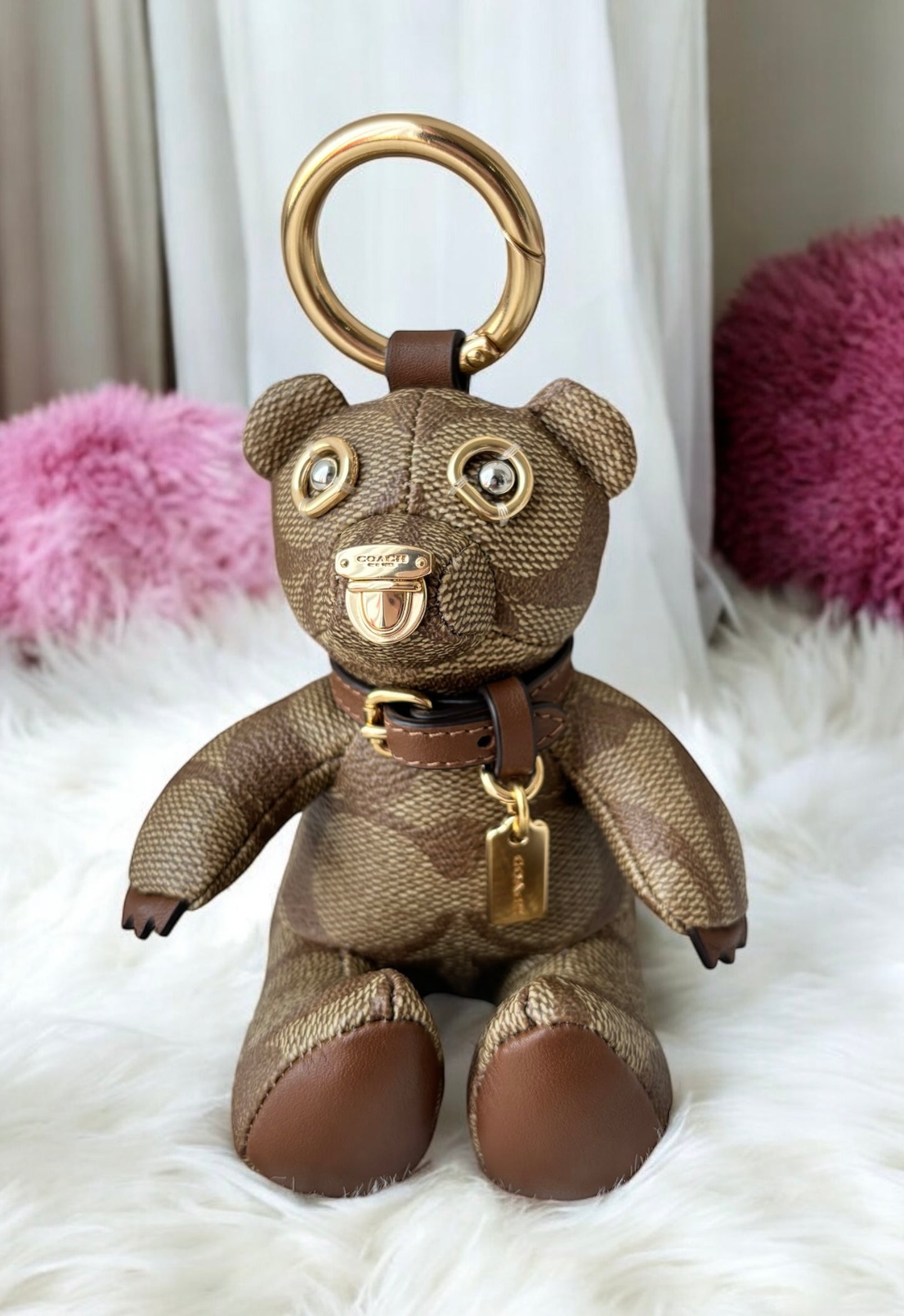 Llavero Coach chocolate de oso