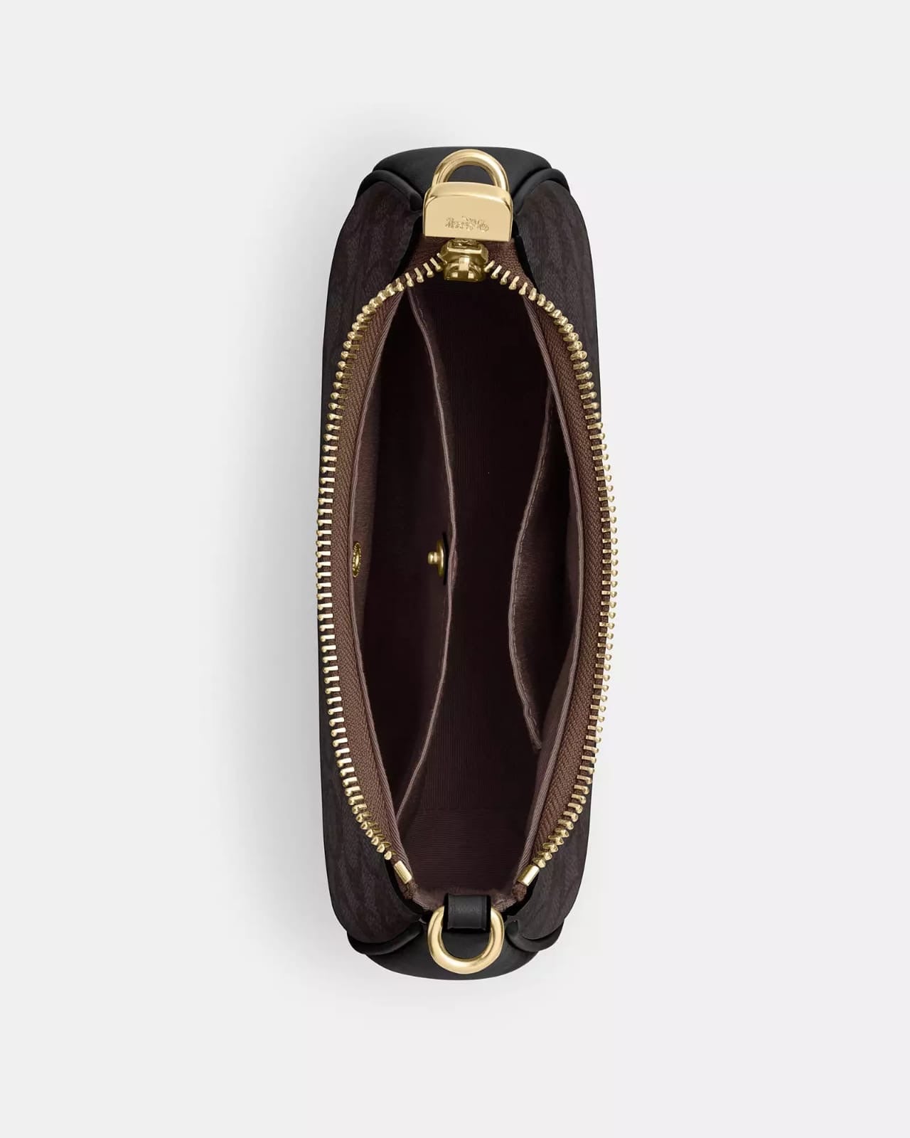 Crossbody Coach café Teri Mini Crossbody Bag in asignature canvas