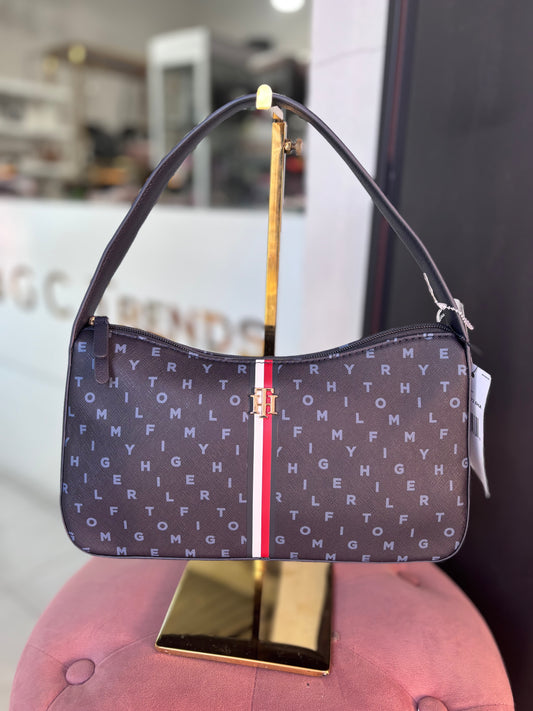 Homo Tommy H azul con monogram de letras