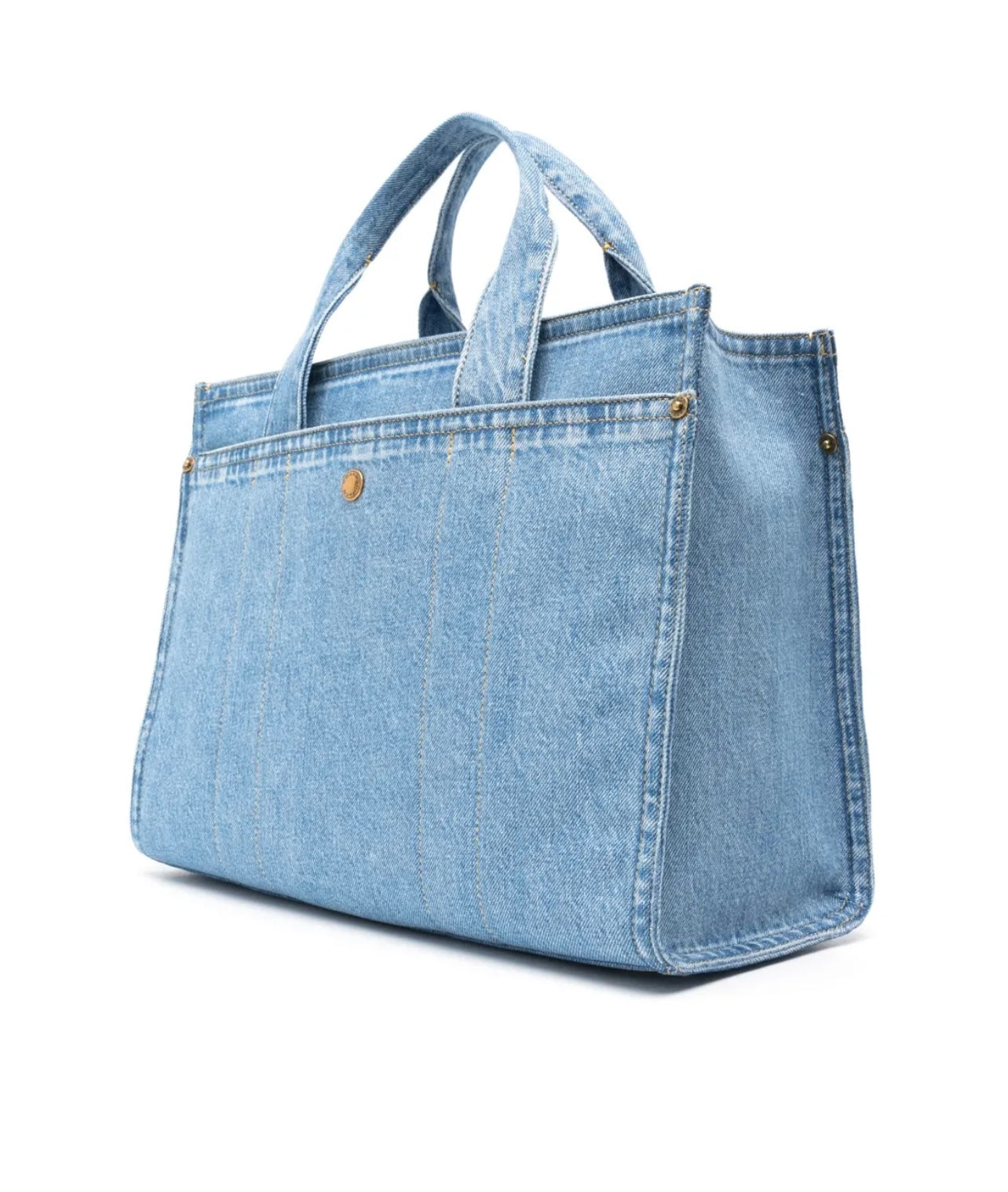 Tote Coach cargo índigo mezclilla azul claro