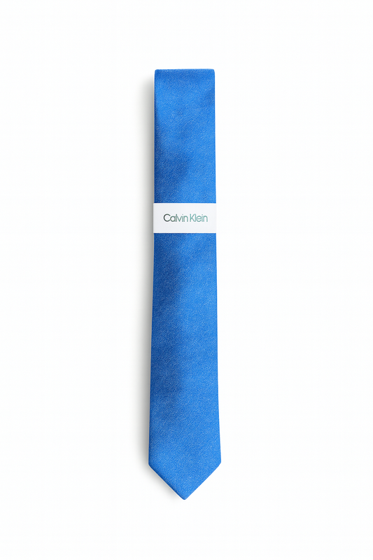 Corbata Calvin k azul textura