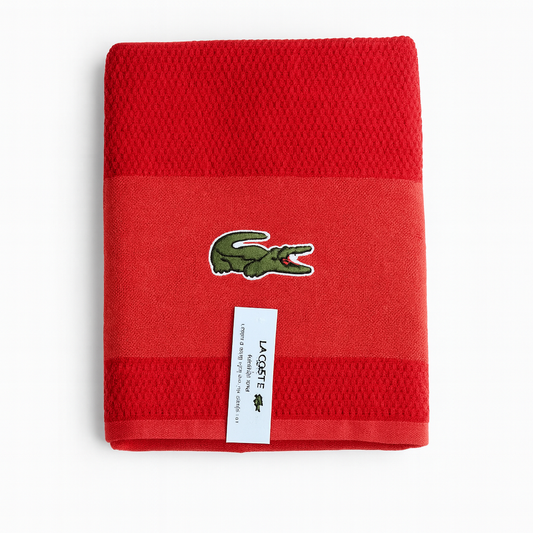 Toalla Lacoste roja