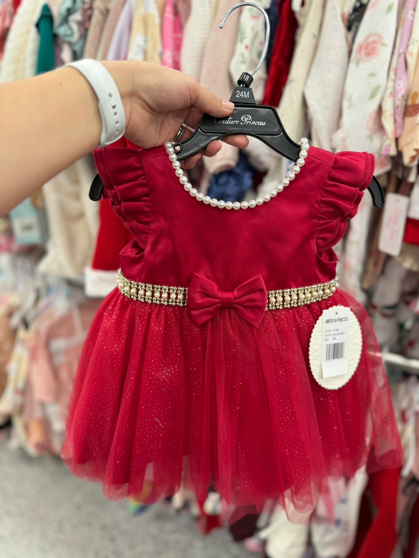 Vestido American Princess rojo