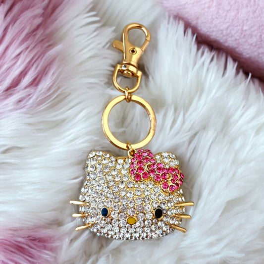 Llavero Hello Kitty con brillos
