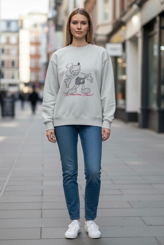 Sudadera Primar Disney gris de Mickey