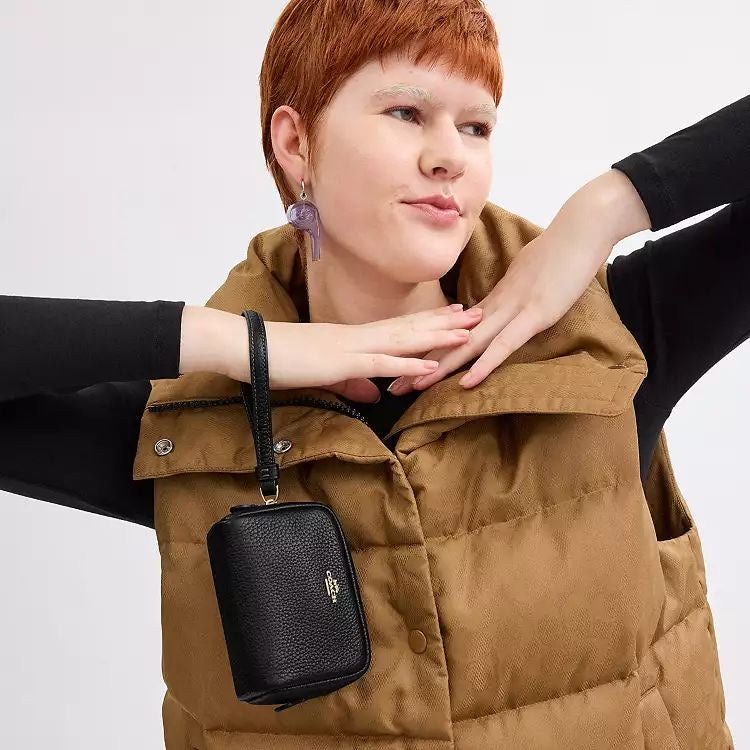 Monedero Coach negro