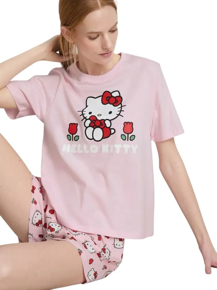 Pijama Primark Hello Kitty rosa
