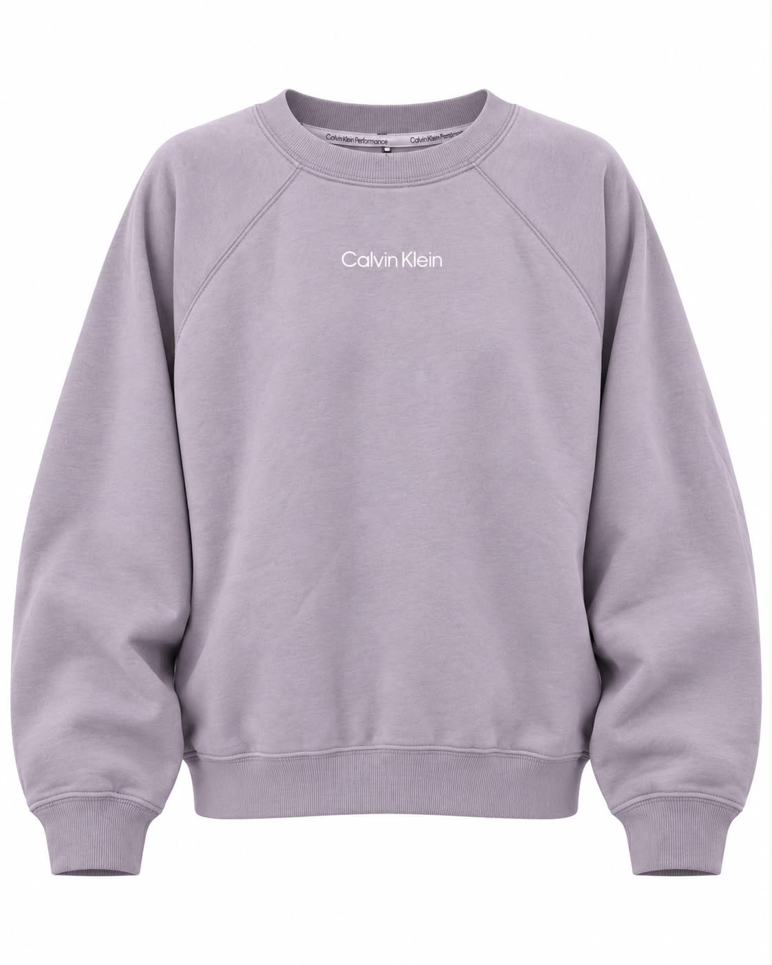 Sudadera Calvin K lila letras blancas