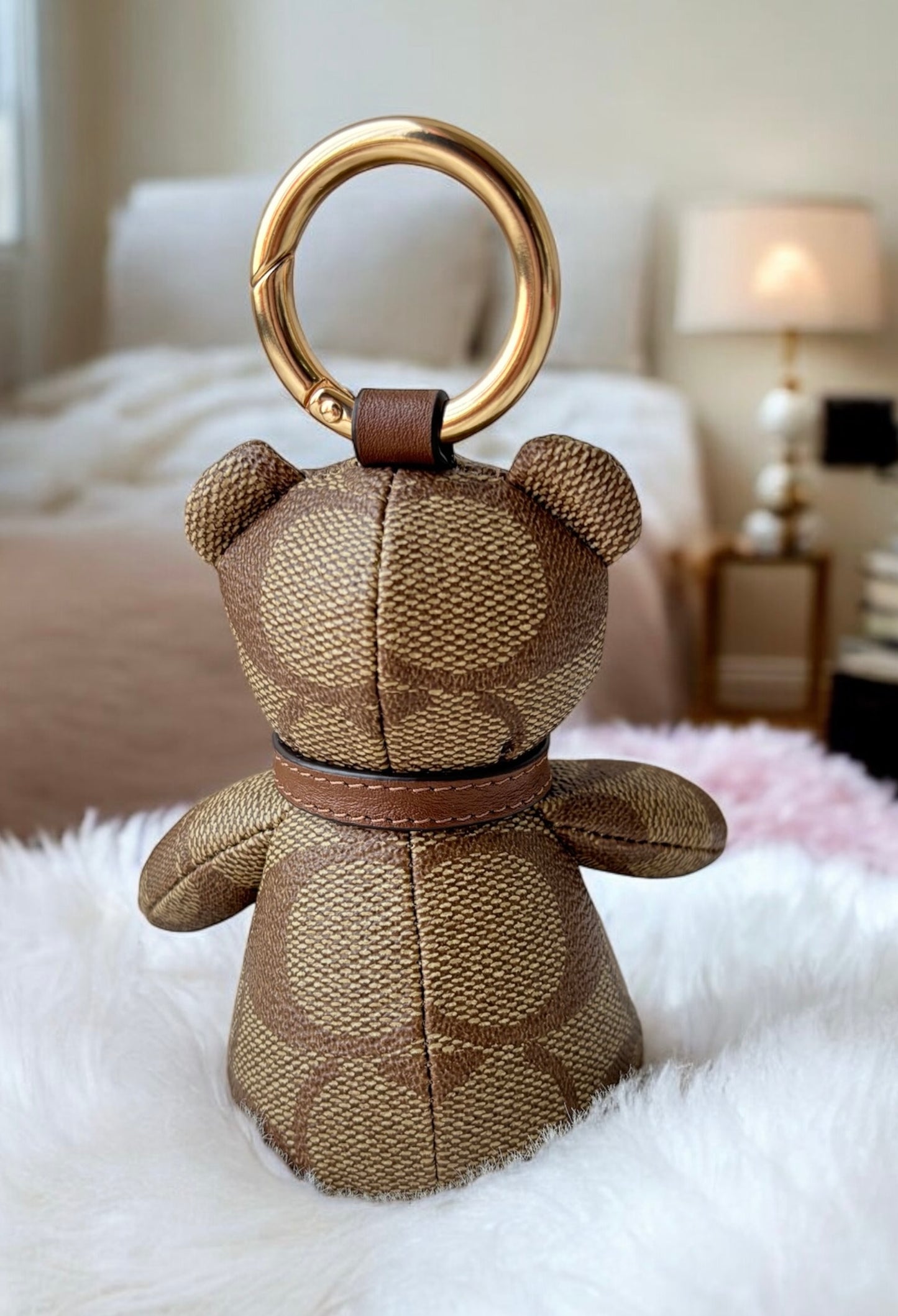 Llavero Coach chocolate de oso