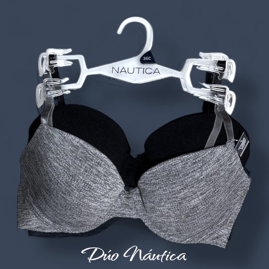 Brasier Náutica gris jaspeado y negro con ligera textura