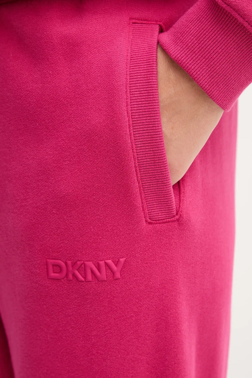 Pants DKNY Rosa Fucsia Pink letras con textura