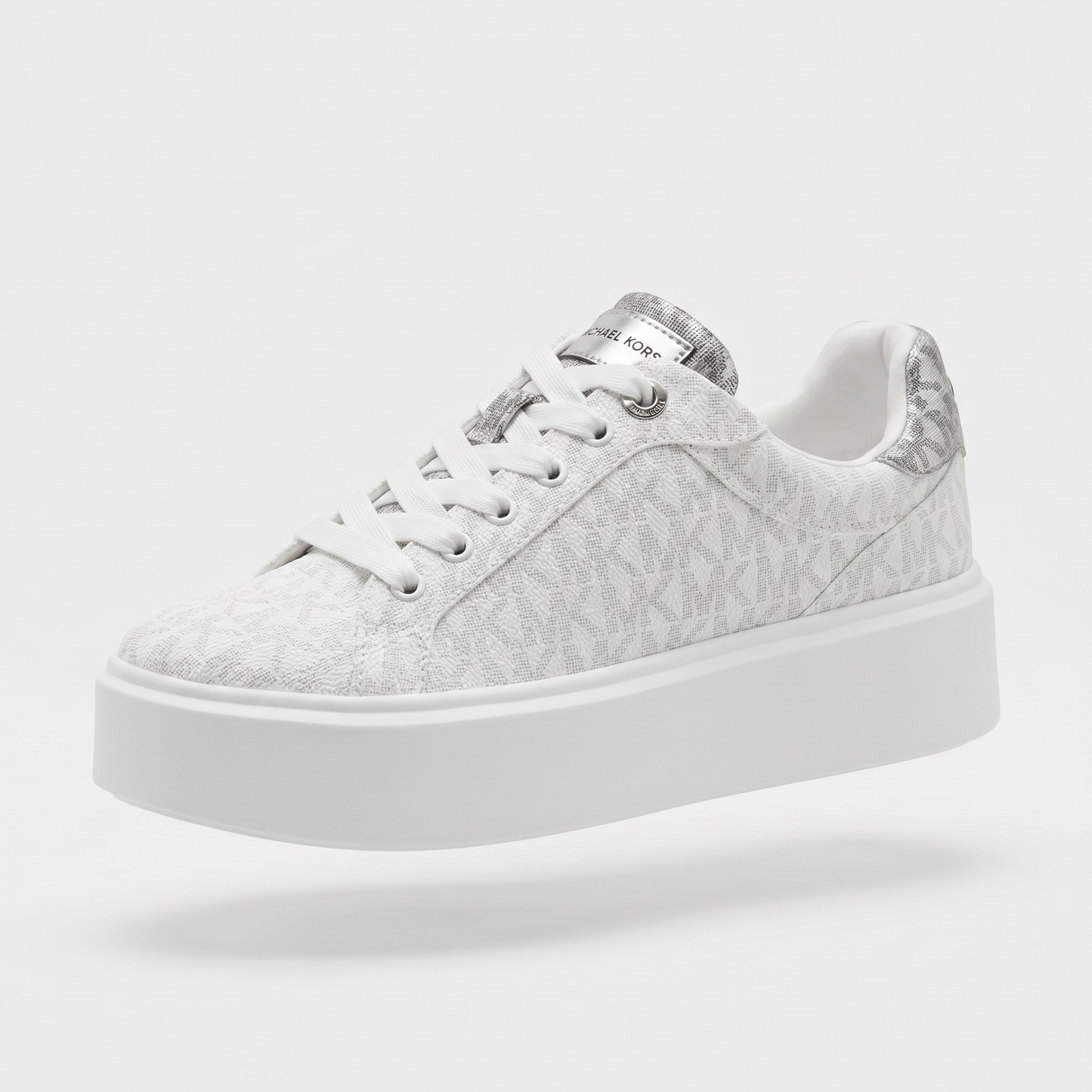 Tenis Michael Kors Romey blancos monogram
