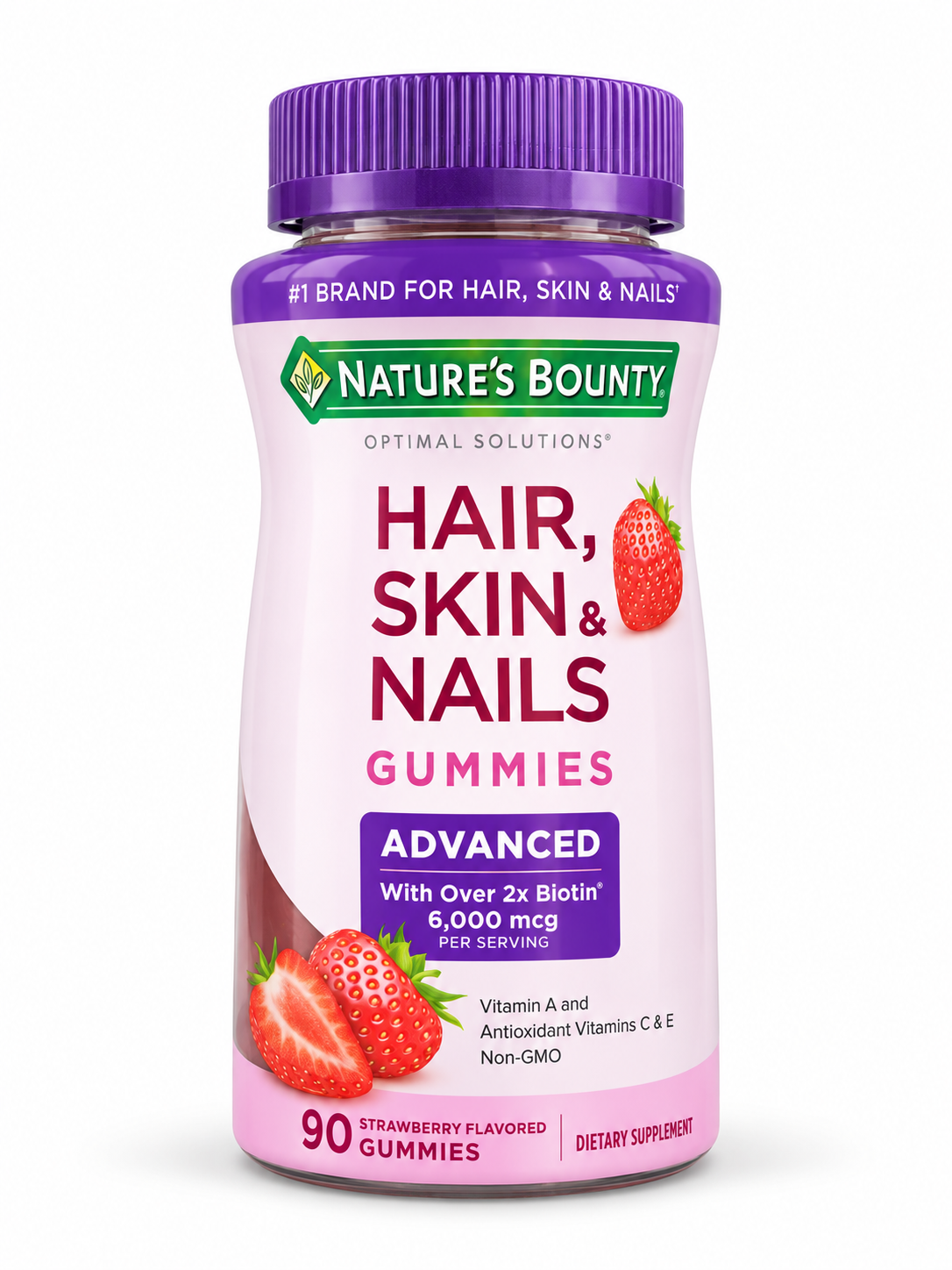Gomitas para cabello piel y uñas nuteres bounty