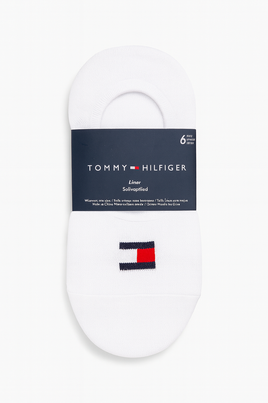 Protectores Tommy H blancos con bandera