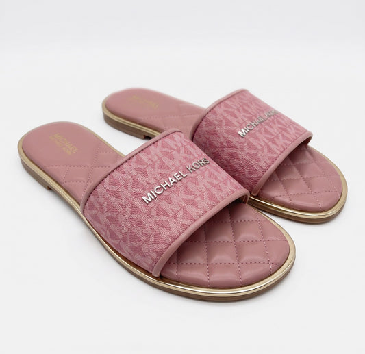 Sandalias Michael k rosas monogram