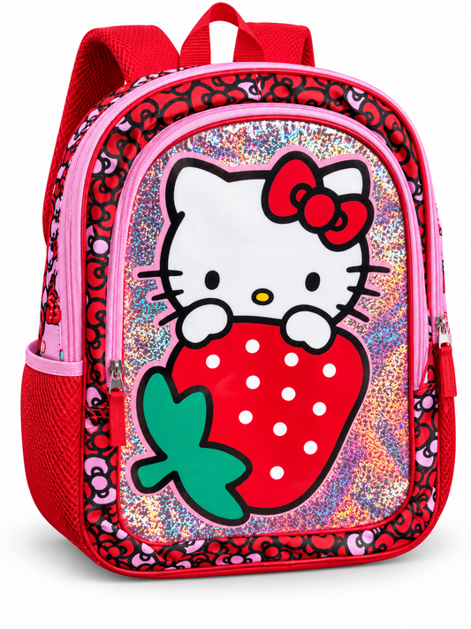 Backpack Hello Kitty roja fresa