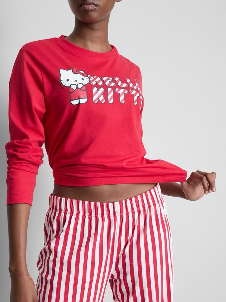 Pijama Primark Hello Kitty roja