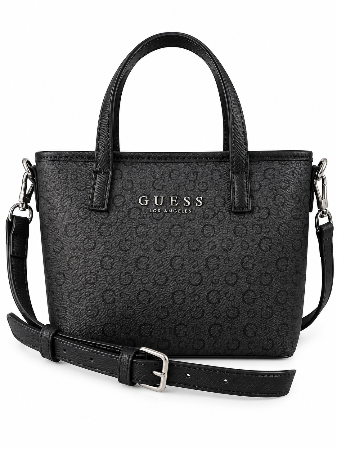 Tote mediana negra monogram