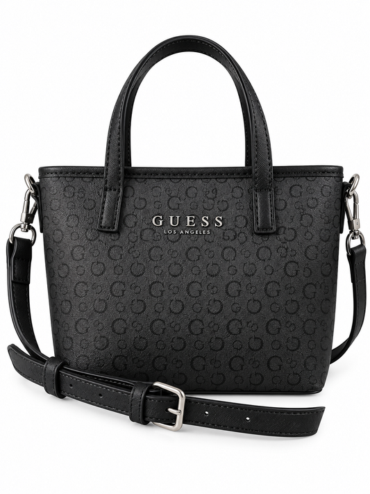 Tote mediana negra monogram