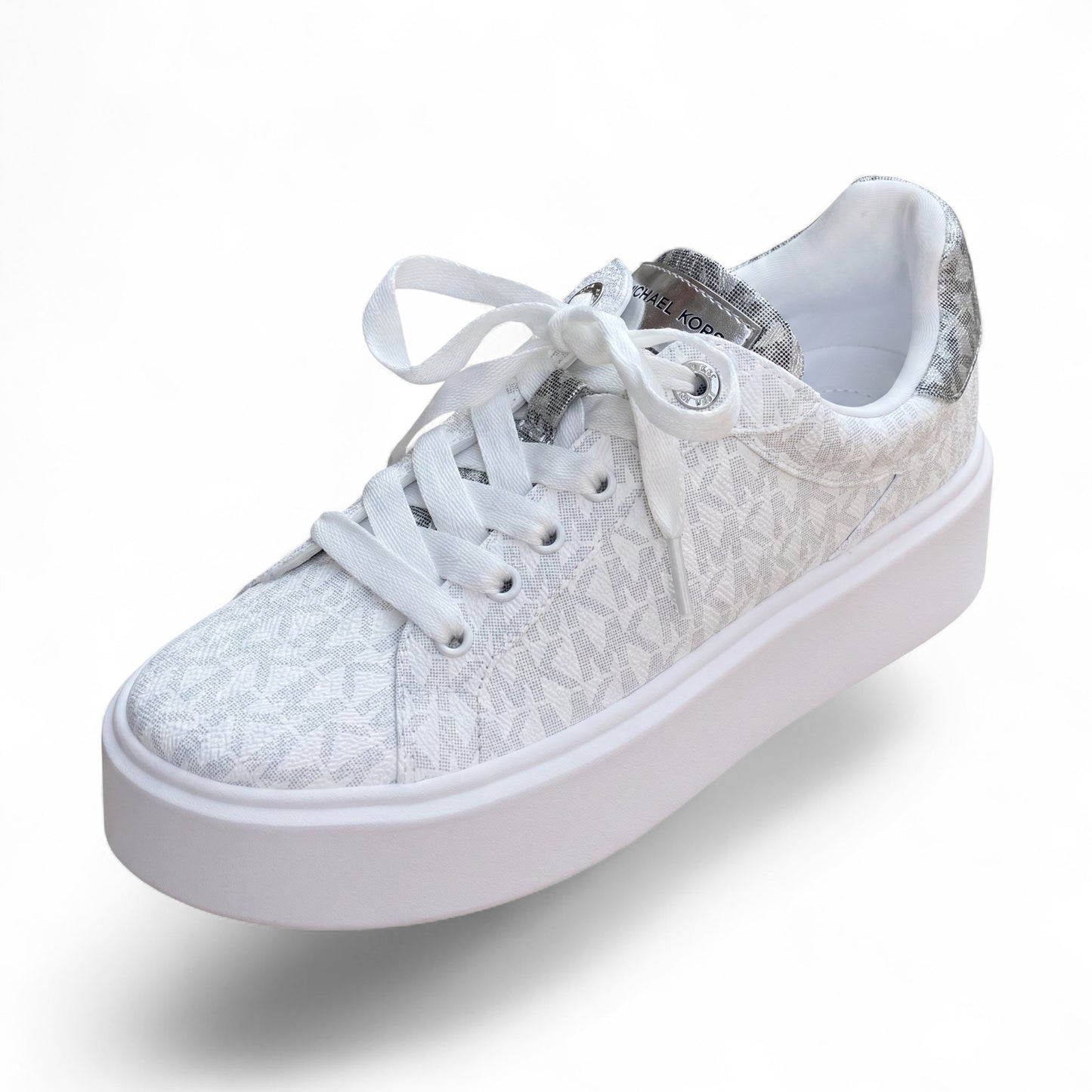 Tenis Michael Kors Romey blancos monogram