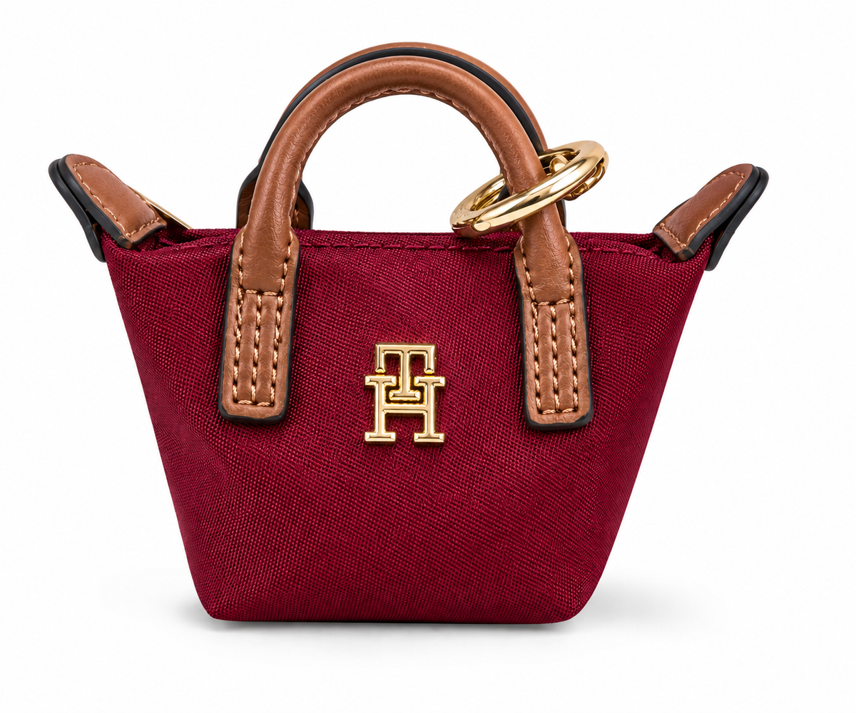 Tote llavero Tommy H color vino