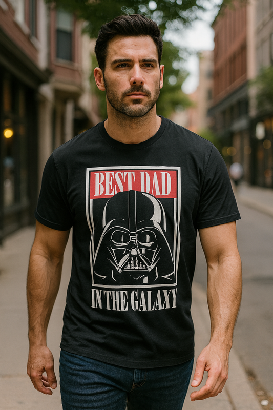 Playera star wars negra caballero