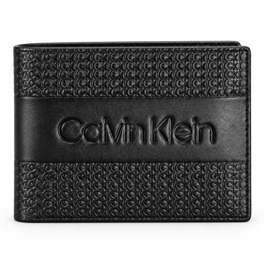 Cartera Calvin K negro con monogram