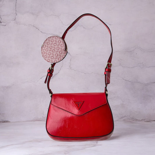 Hobo Guess roja con monedero