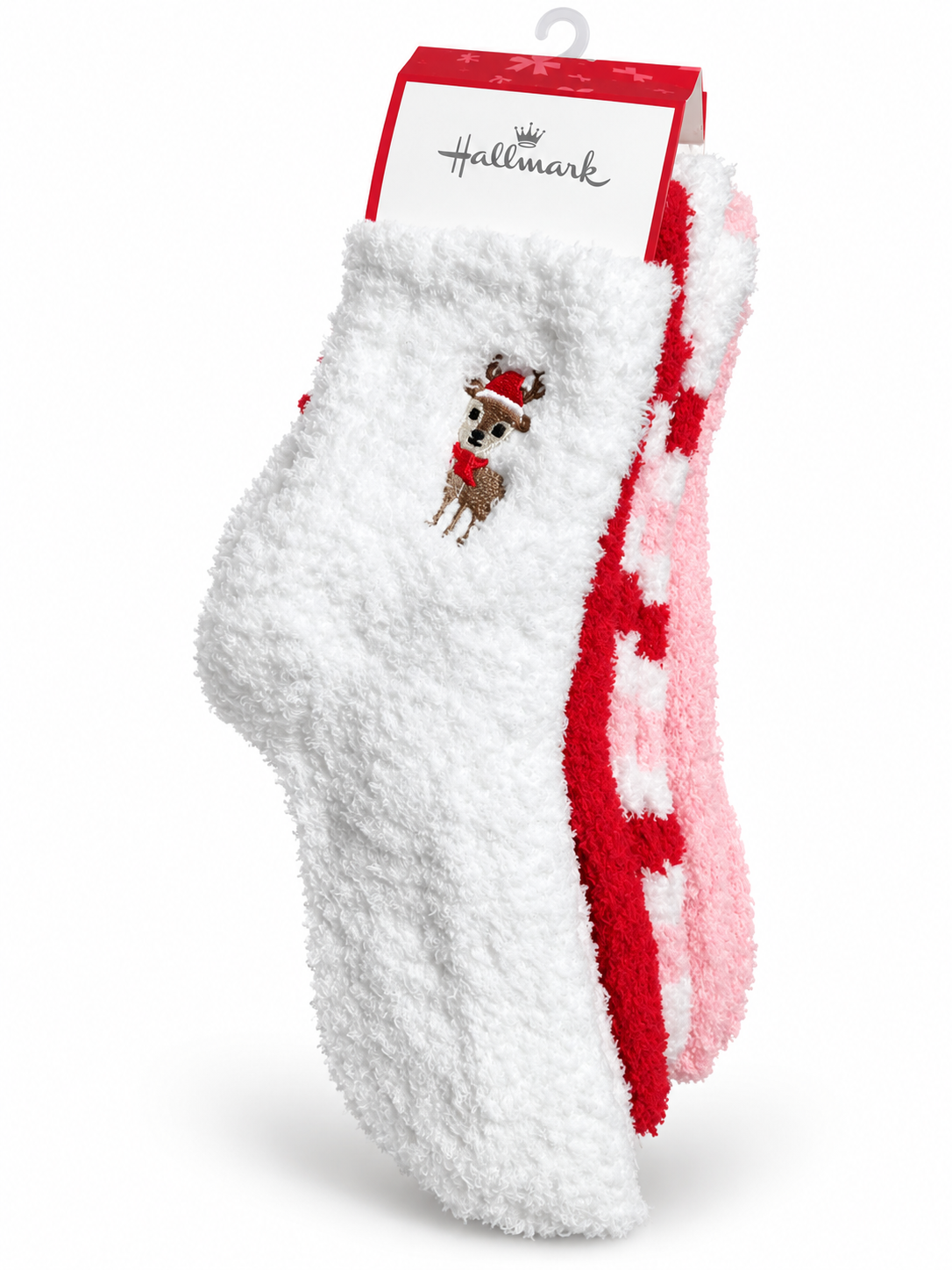 Set de calcetas navideñas calientitas 4 pares