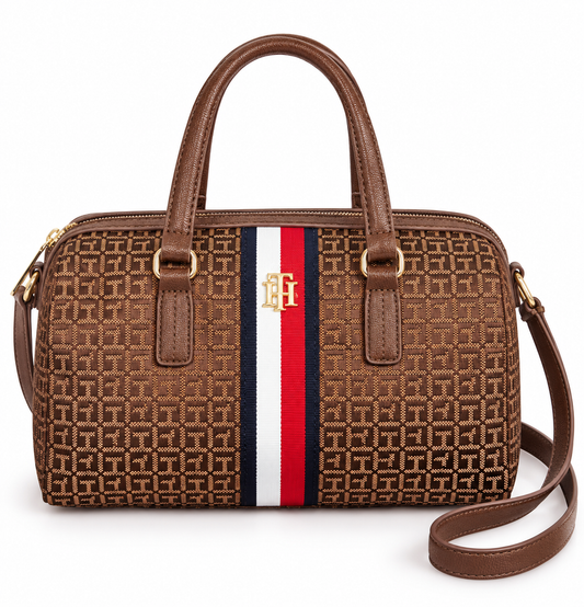 Crossbody Tommy H café bandera