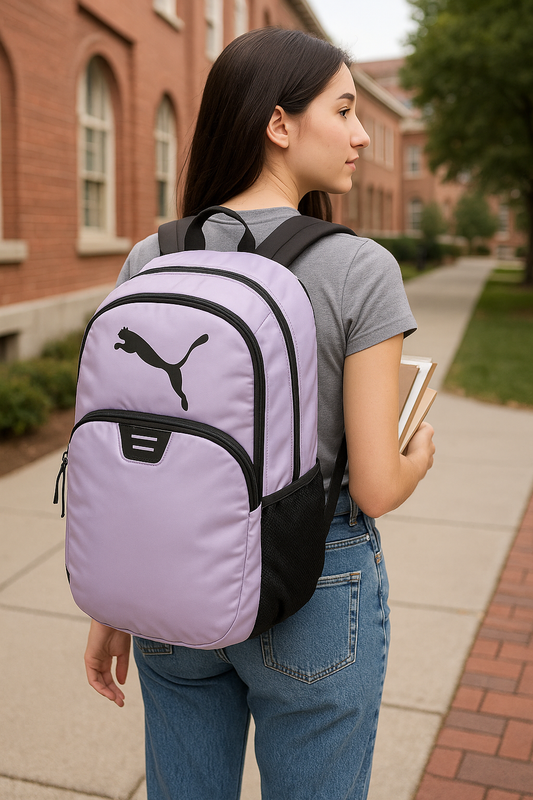 Backpack Puma lila con negro