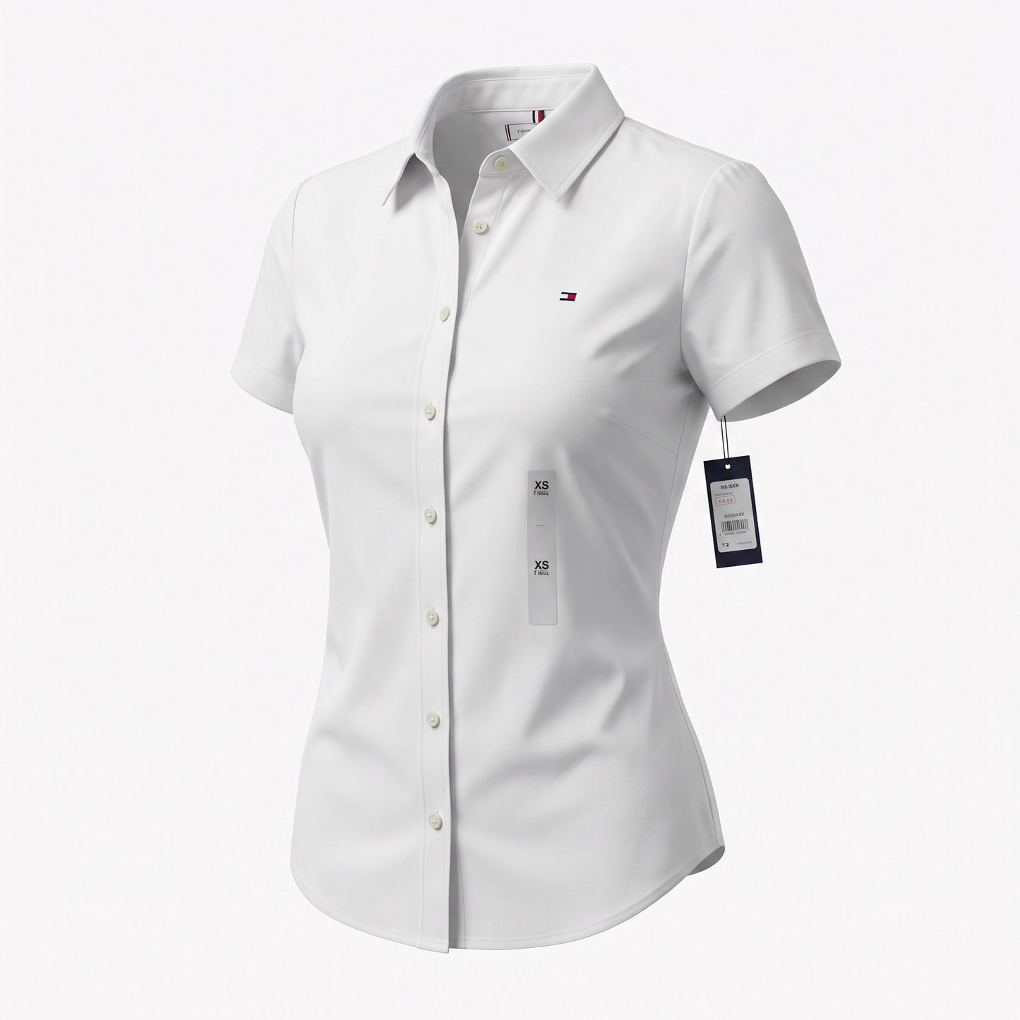 Camisa Tommy H color blanco