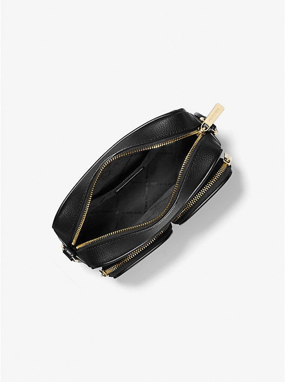 Crossbody Michael K negra con monedero y porta Airpods