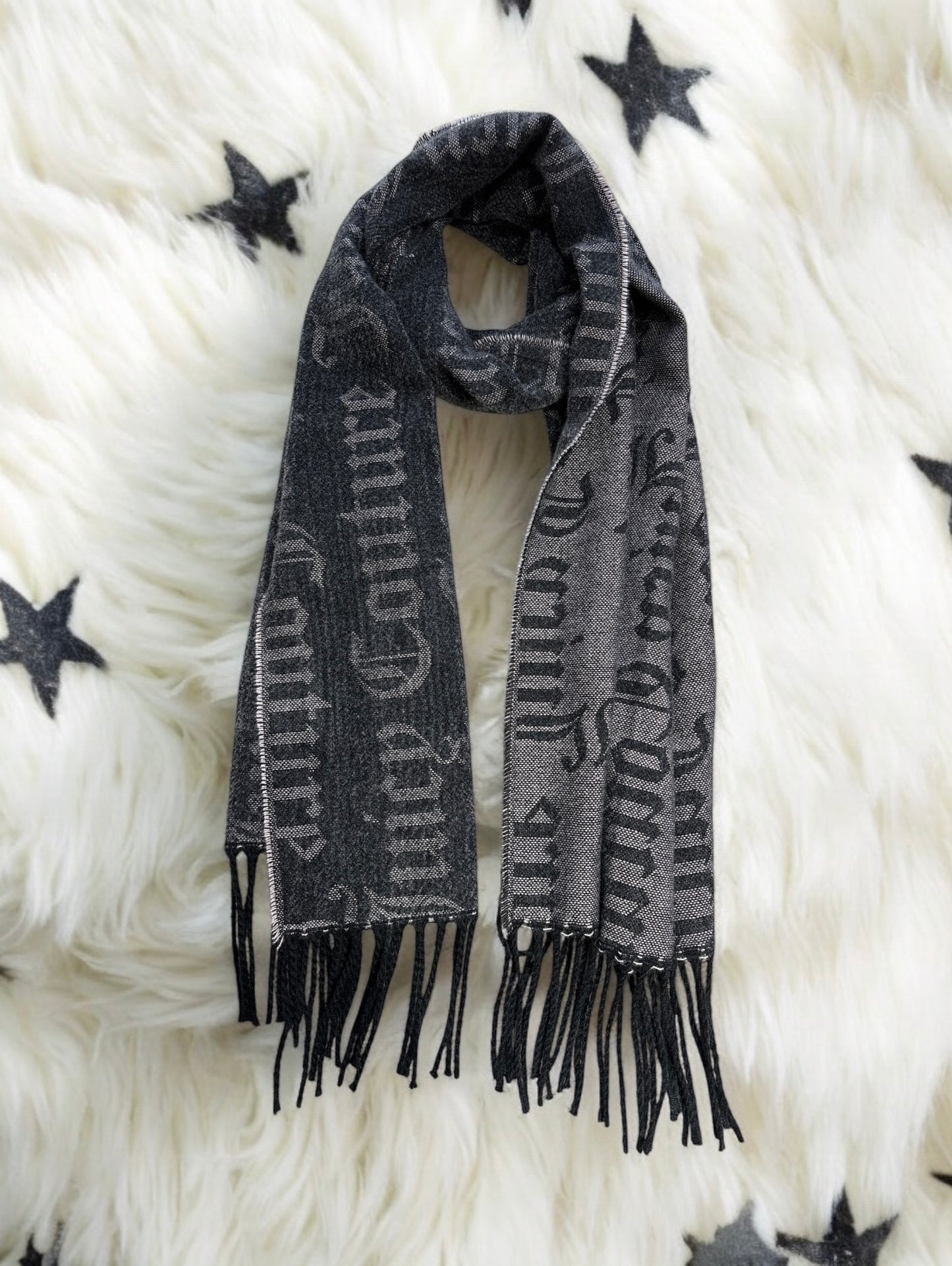 Bufanda Juicy C gris/ negro