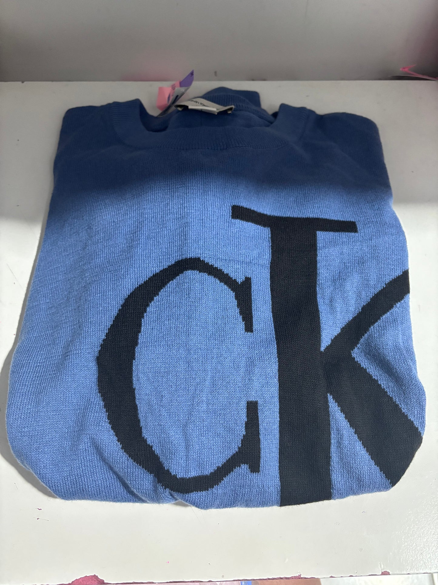 Suéter Calvin k azul