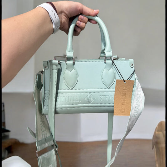 Crossbody Steve M verde con 2 strap