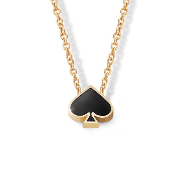 Collar Kate S dorado/negro