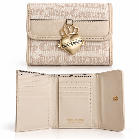Cartera Juicy Couture retro glam double