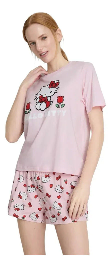 Pijama Primark Hello Kitty rosa