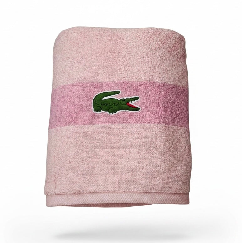 Toalla Lacoste palo de rosa/rosa