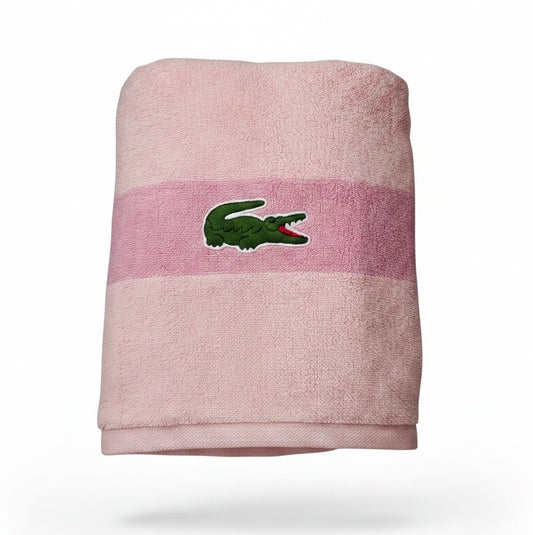 Toalla Lacoste palo de rosa/rosa