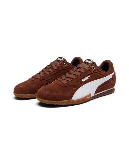 Tenis Puma cafés de gamuza