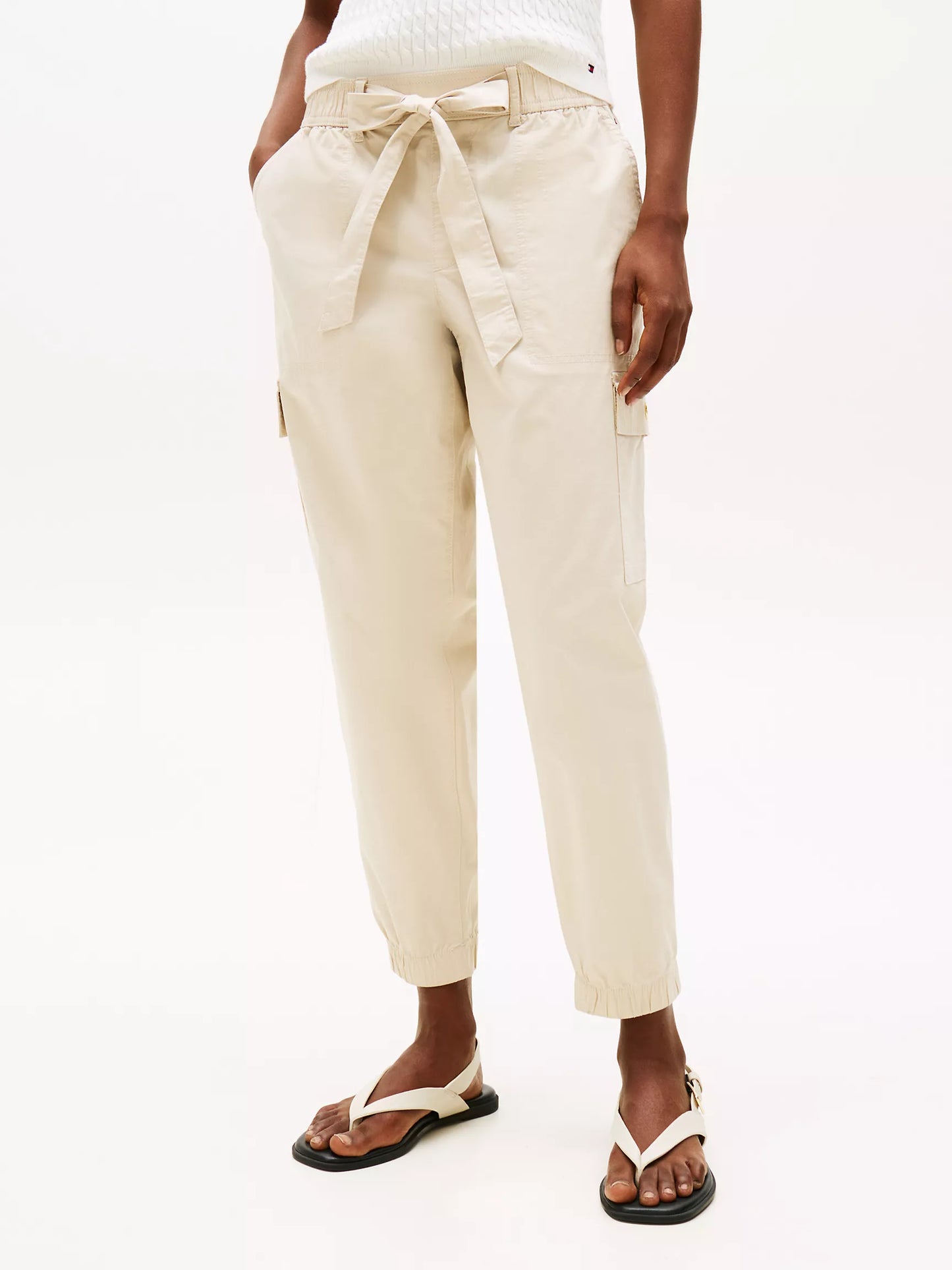 Pantalón Belted Cargo Jogger  Tommy H beige