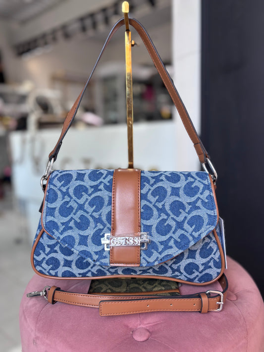 Hobo/crossbody Guess de mezclilla
