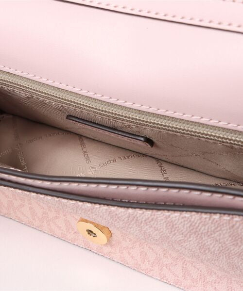 Crossbody Michael K rosa con monogram