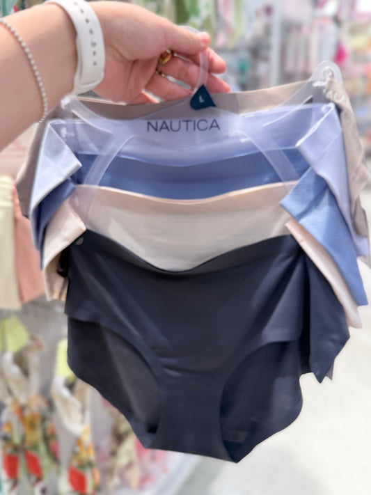 Panties Náutica 5pz varios colores sin costuras