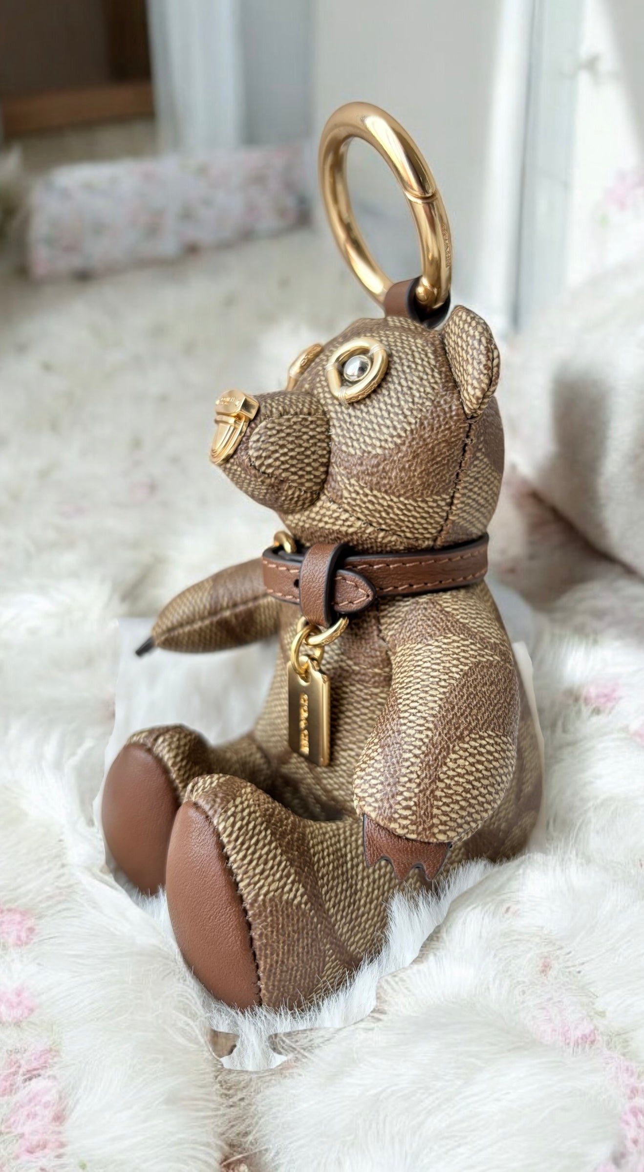 Llavero Coach chocolate de oso