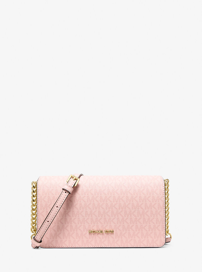 Crossbody Michael K rosa con monogram