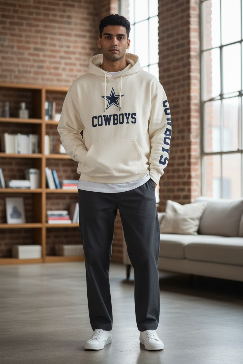 Sudadera Cowboys beige