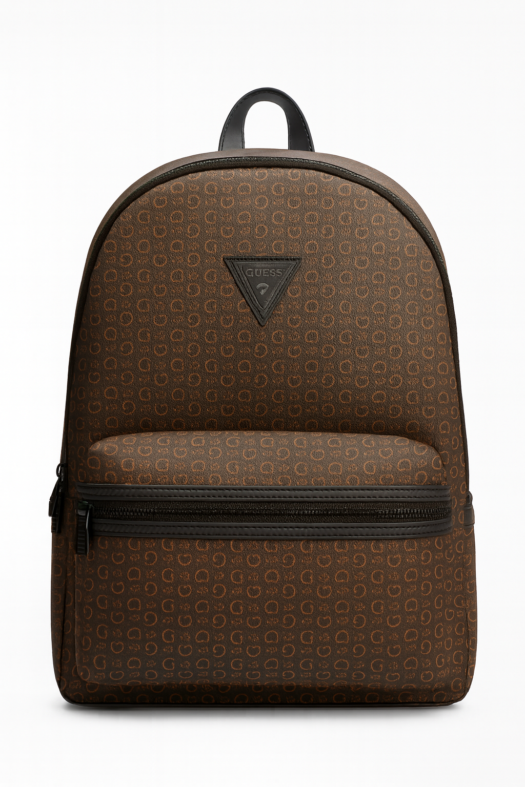 Backpack Guess café con monogram camel